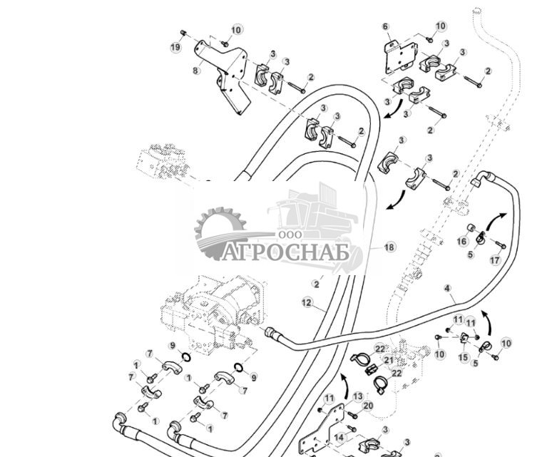 Гидравлические шланги, задний мост, ProDrive™ - ST828012 181.jpg